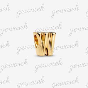 Pandora Letter W Alphabet Charm